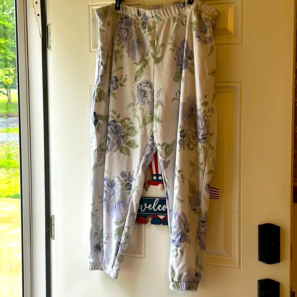 floral sweats